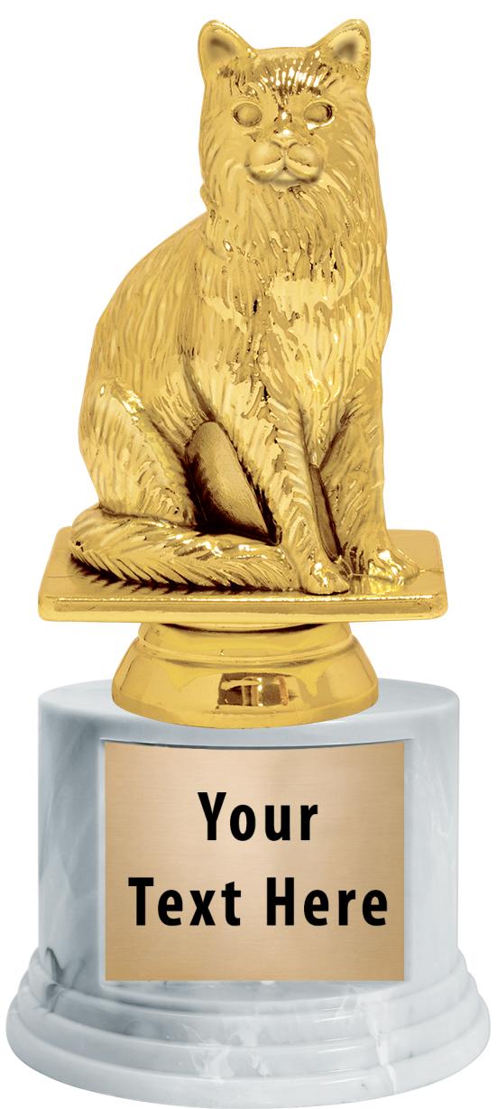 7"TRPHY ROUND MARBLE FINISH BS