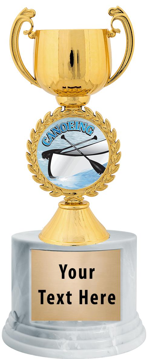 7"TRPHY ROUND MARBLE FINISH BS