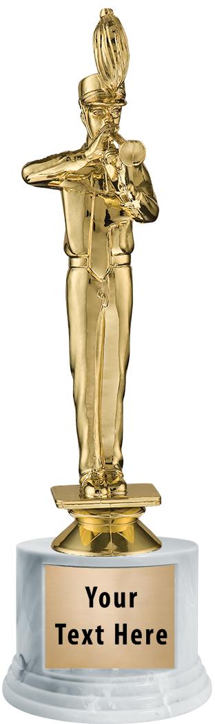 7"TRPHY ROUND MARBLE FINISH BS