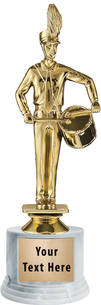 7"TRPHY ROUND MARBLE FINISH BS