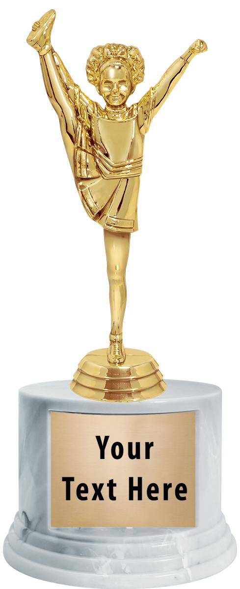 7"TRPHY ROUND MARBLE FINISH BS