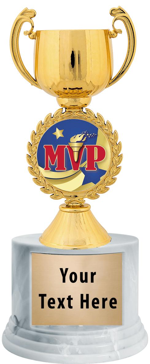 7"TRPHY ROUND MARBLE FINISH BS