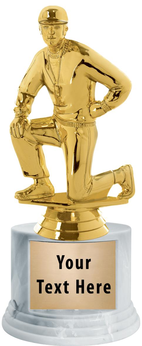 7"TRPHY ROUND MARBLE FINISH BS