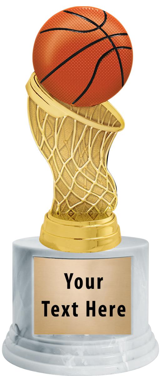 7"TRPHY ROUND MARBLE FINISH BS