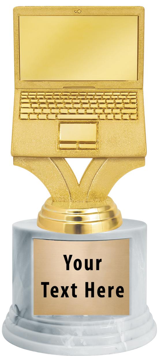 7"TRPHY ROUND MARBLE FINISH BS