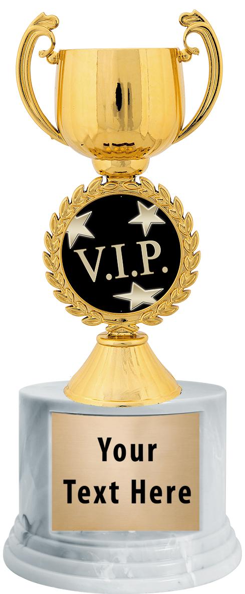 7"TRPHY ROUND MARBLE FINISH BS