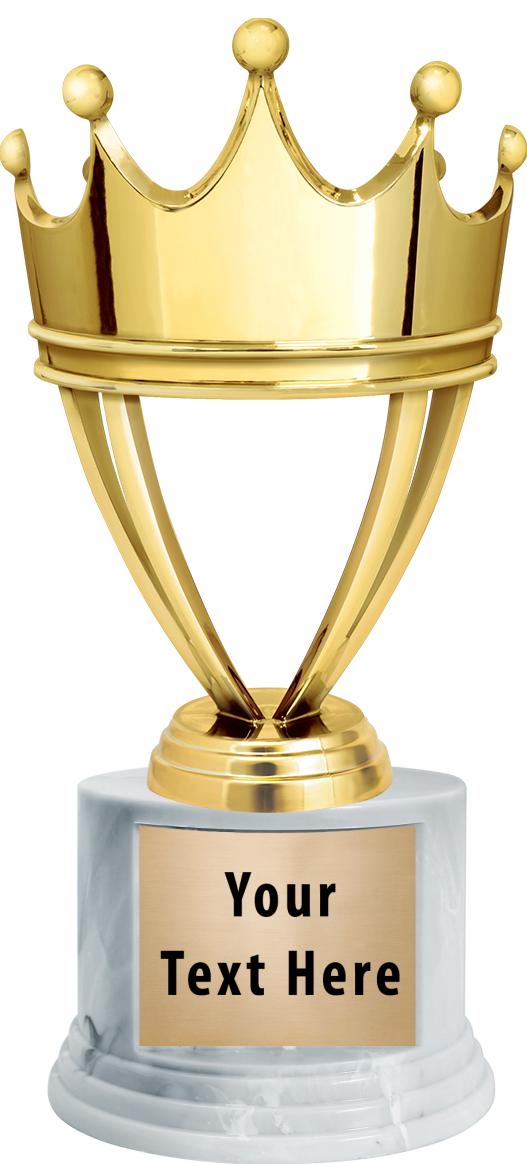 7"TRPHY ROUND MARBLE FINISH BS