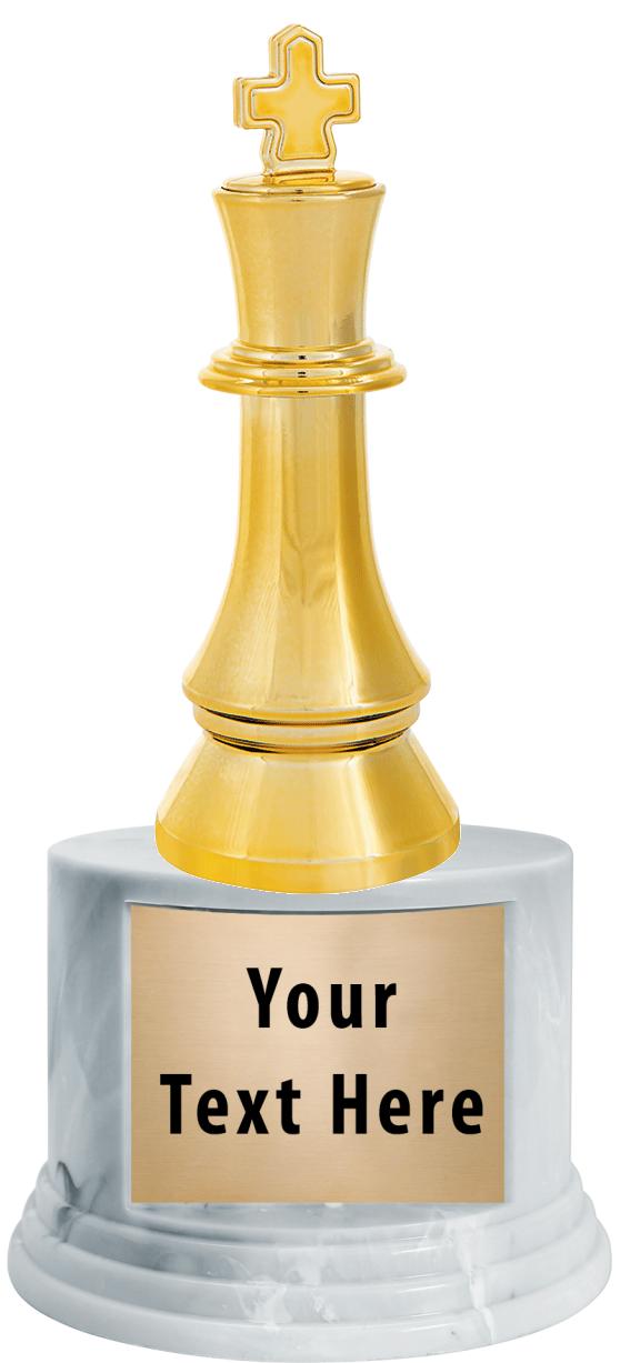 7"TRPHY ROUND MARBLE FINISH BS