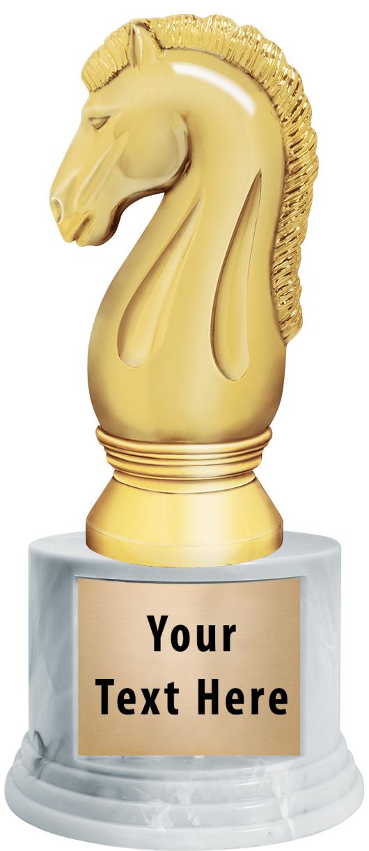 7"TRPHY ROUND MARBLE FINISH BS