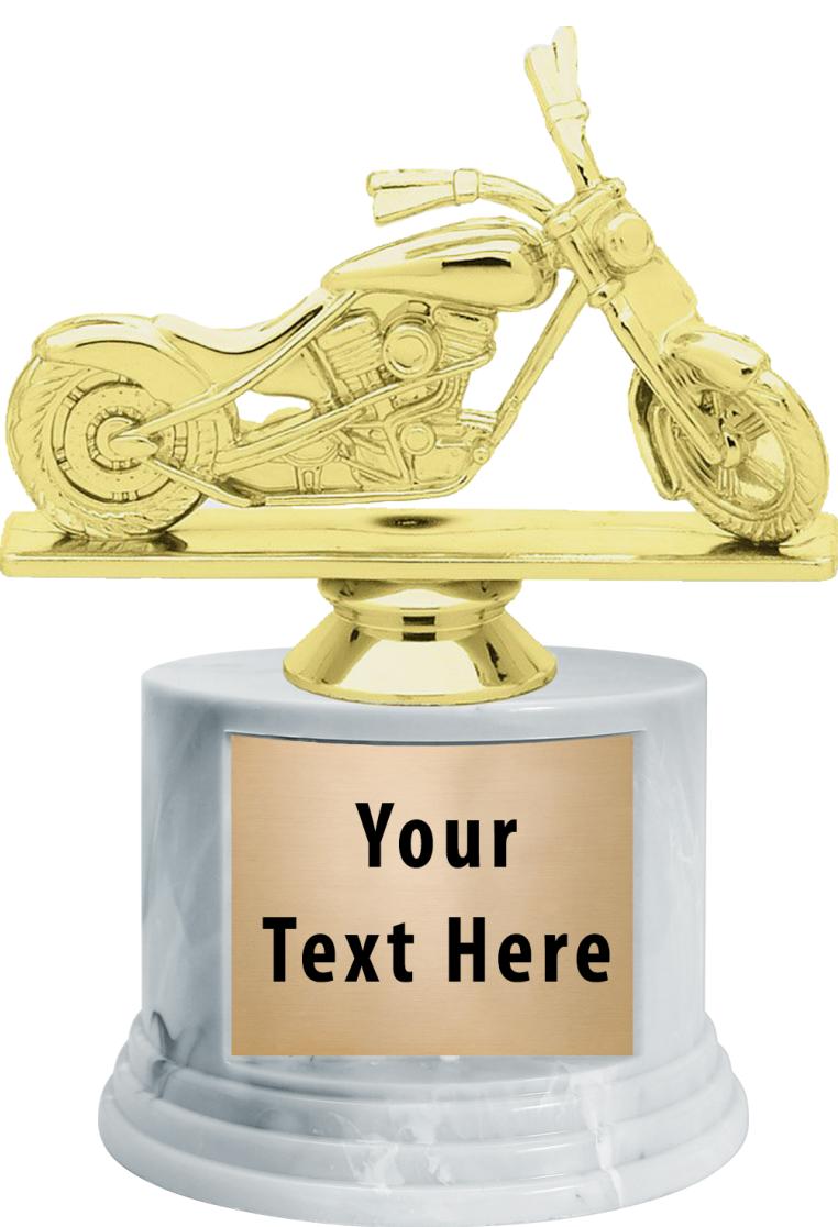 7"TRPHY ROUND MARBLE FINISH BS