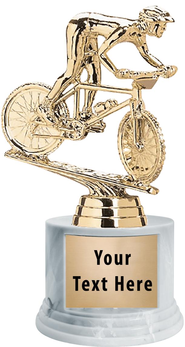 7"TRPHY ROUND MARBLE FINISH BS