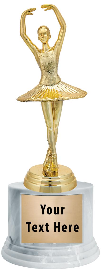 7"TRPHY ROUND MARBLE FINISH BS