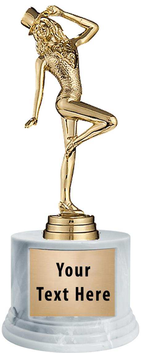 7"TRPHY ROUND MARBLE FINISH BS