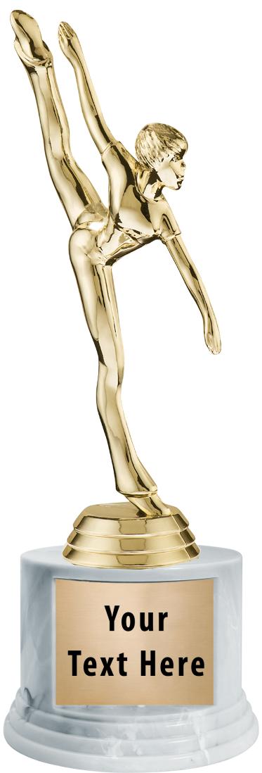 7"TRPHY ROUND MARBLE FINISH BS