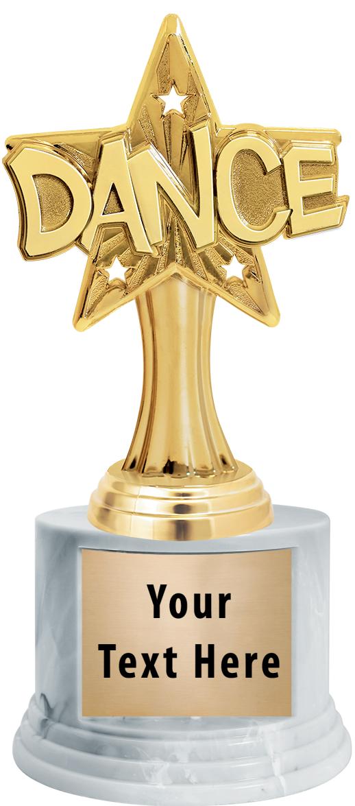 7"TRPHY ROUND MARBLE FINISH BS