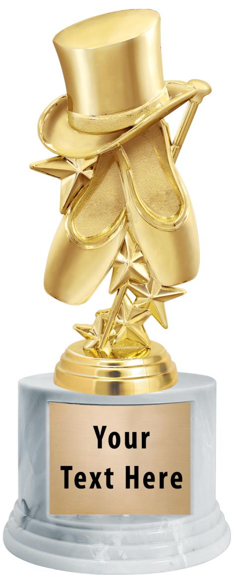 7"TRPHY ROUND MARBLE FINISH BS