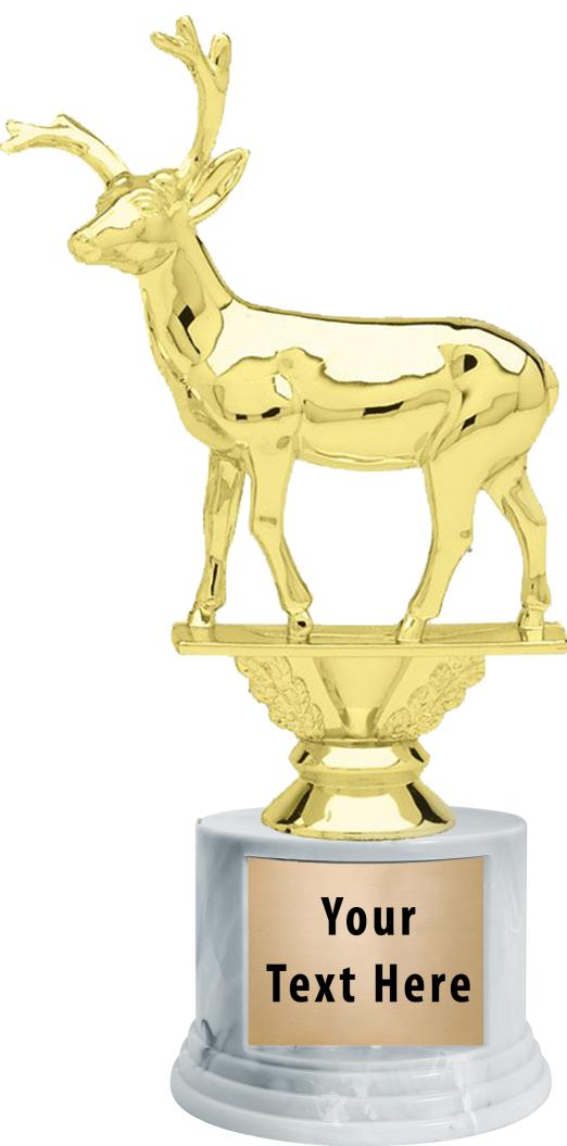 7"TRPHY ROUND MARBLE FINISH BS