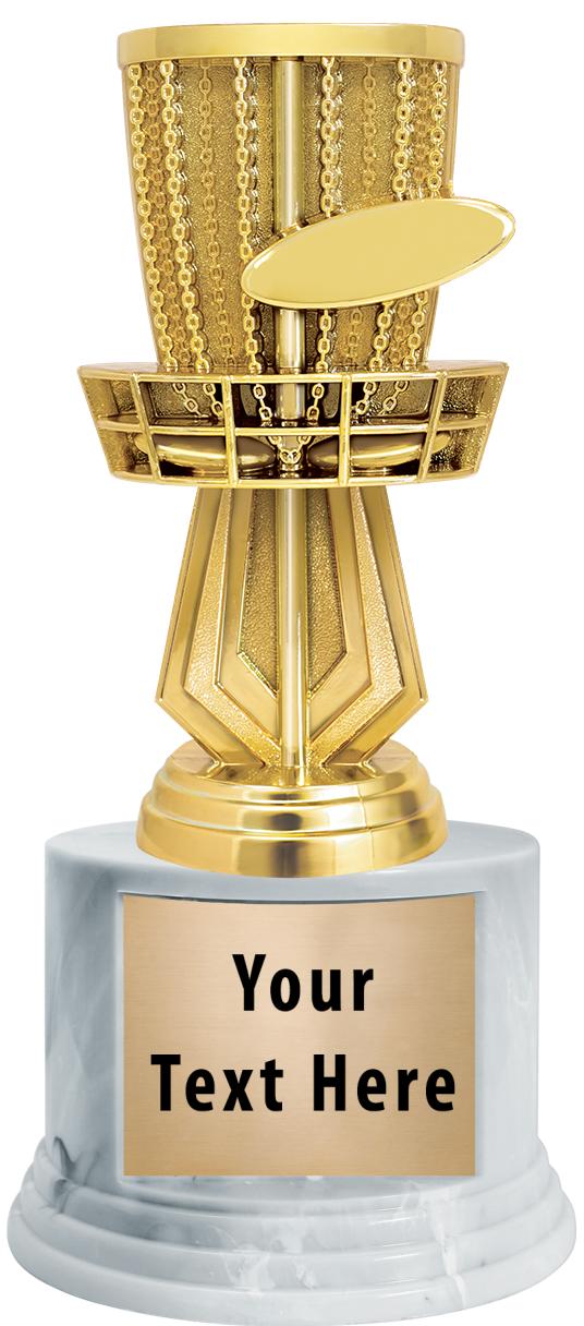 7"TRPHY ROUND MARBLE FINISH BS