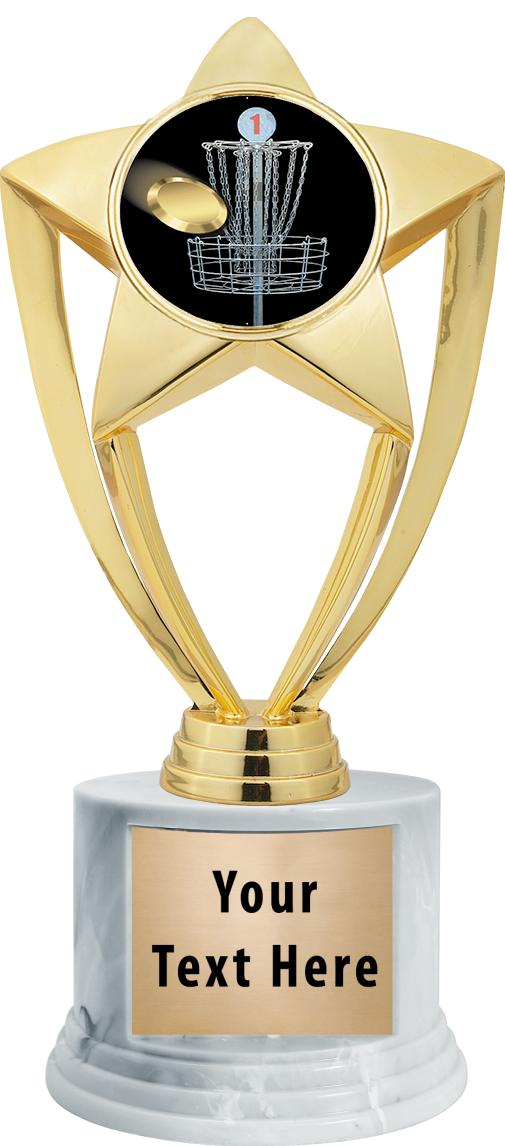 7"TRPHY ROUND MARBLE FINISH BS