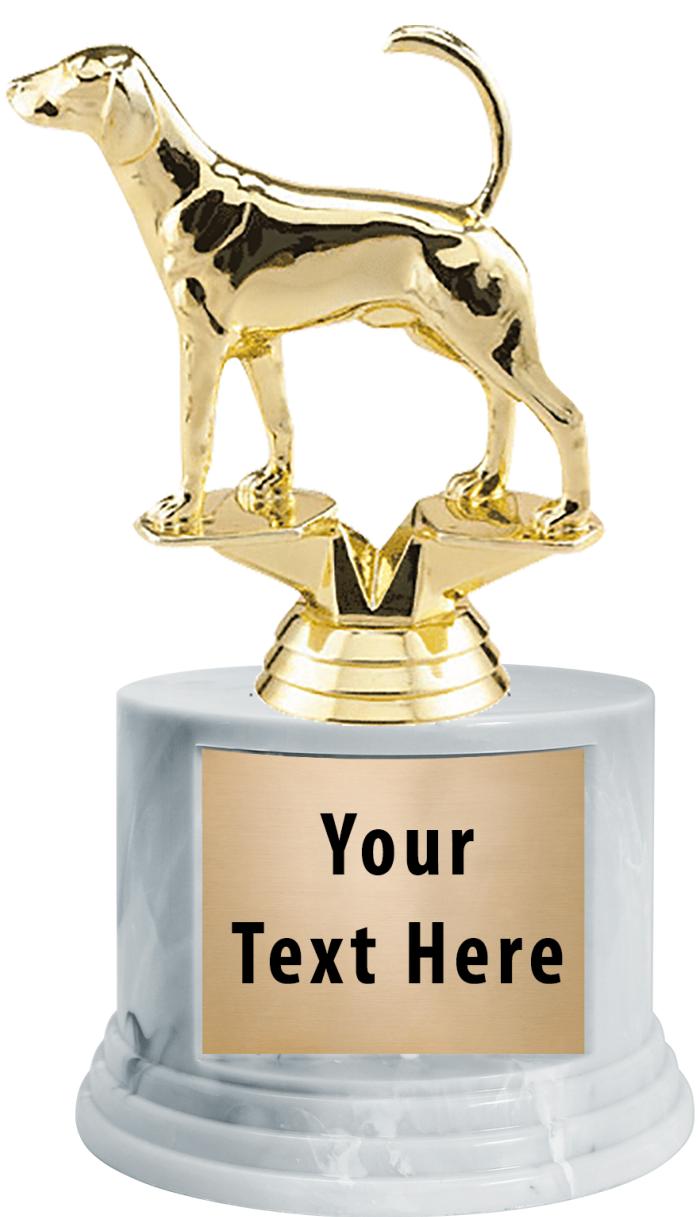 7"TRPHY ROUND MARBLE FINISH BS