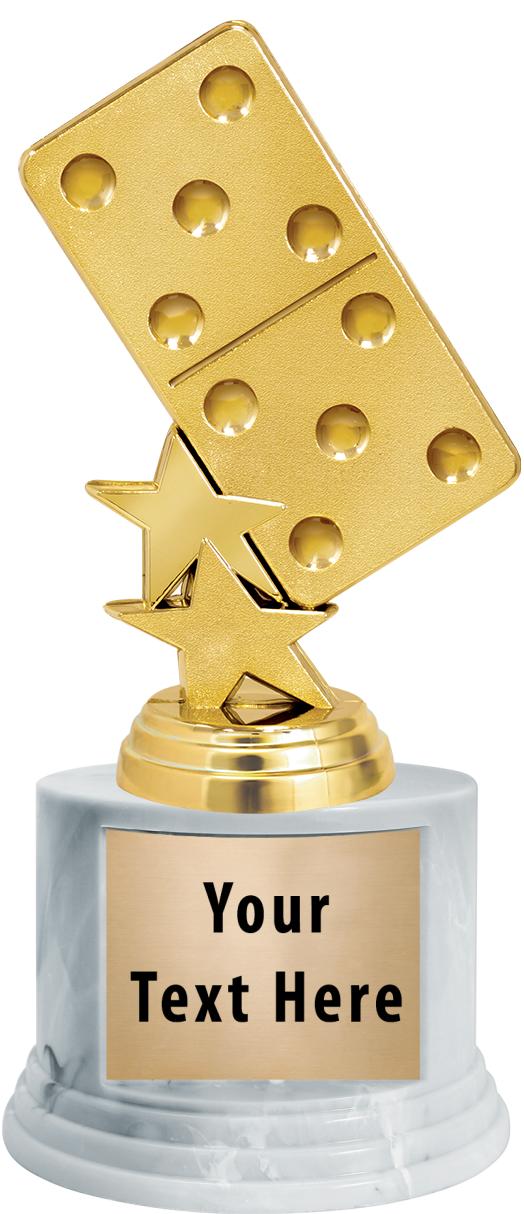 7"TRPHY ROUND MARBLE FINISH BS