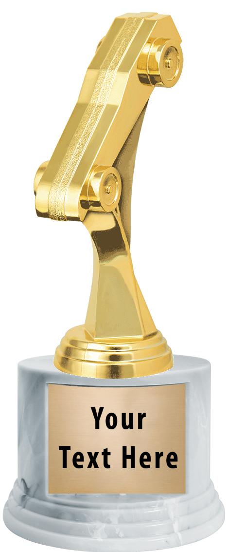 7"TRPHY ROUND MARBLE FINISH BS