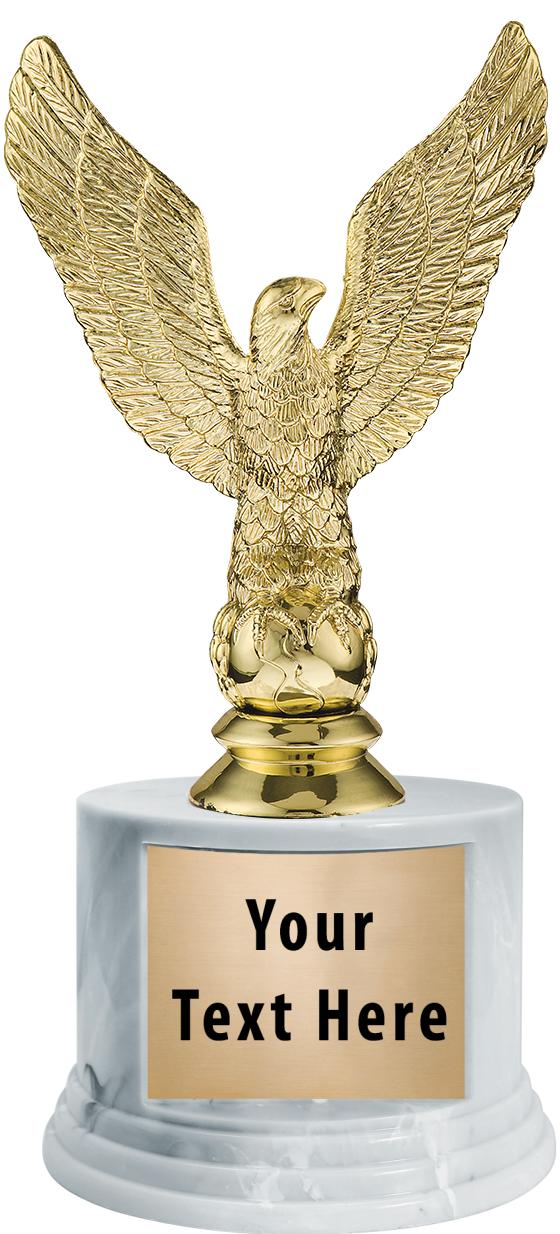 7"TRPHY ROUND MARBLE FINISH BS