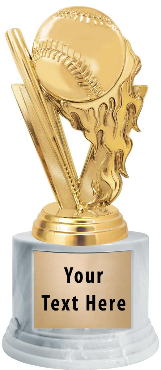 7"TRPHY ROUND MARBLE FINISH BS