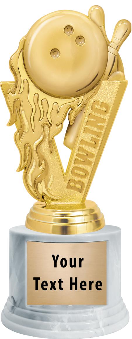 7"TRPHY ROUND MARBLE FINISH BS