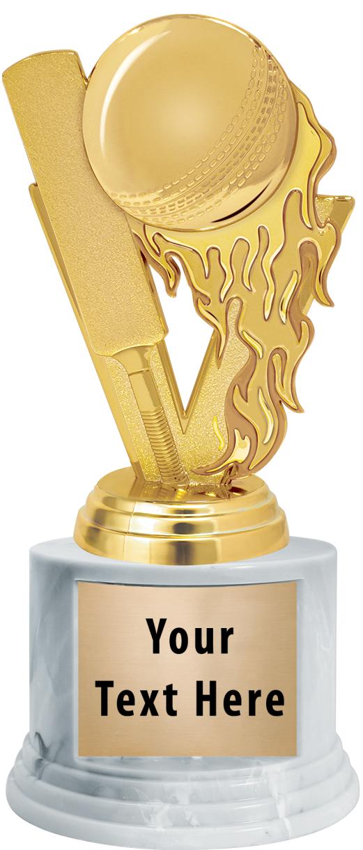 7"TRPHY ROUND MARBLE FINISH BS