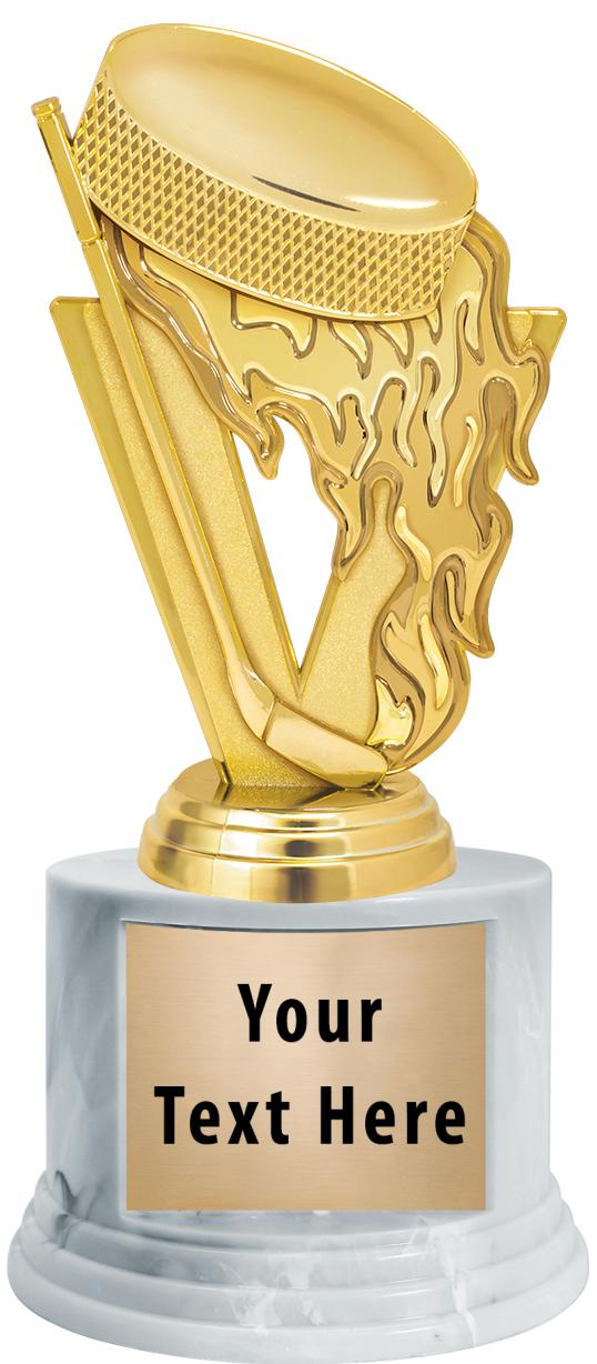 7"TRPHY ROUND MARBLE FINISH BS