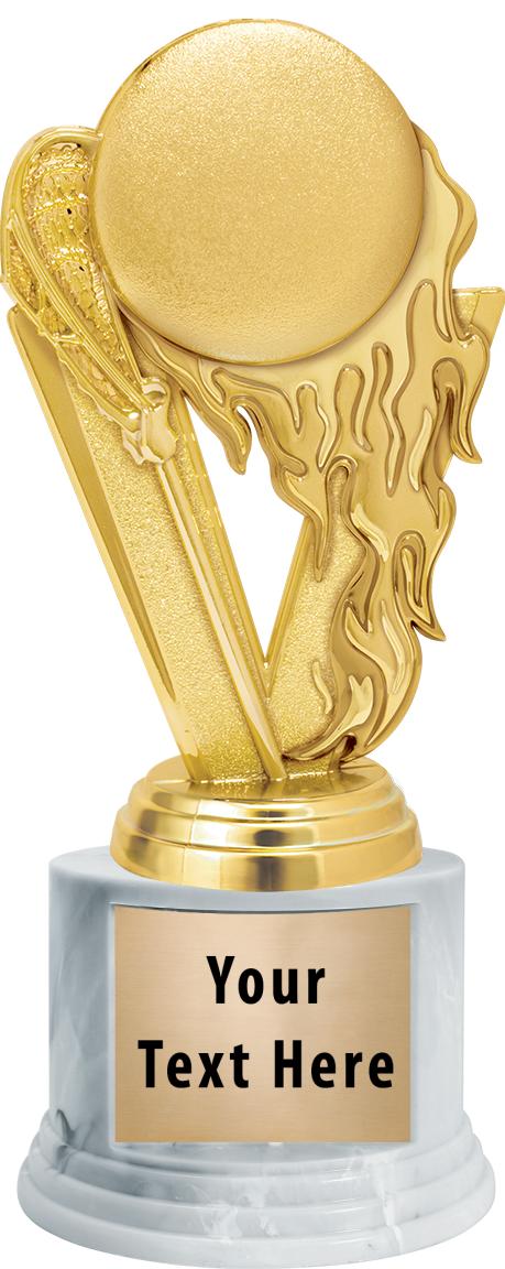 7"TRPHY ROUND MARBLE FINISH BS