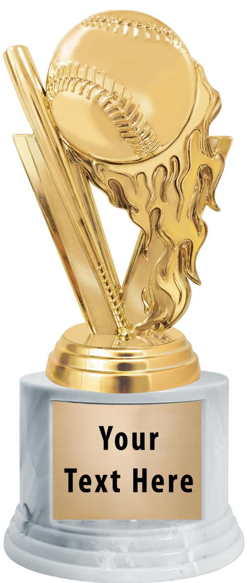 7"TRPHY ROUND MARBLE FINISH BS