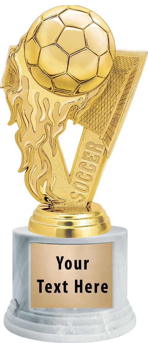 7"TRPHY ROUND MARBLE FINISH BS