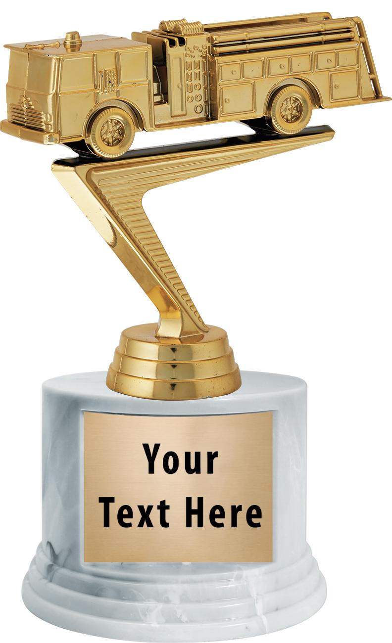 7"TRPHY ROUND MARBLE FINISH BS