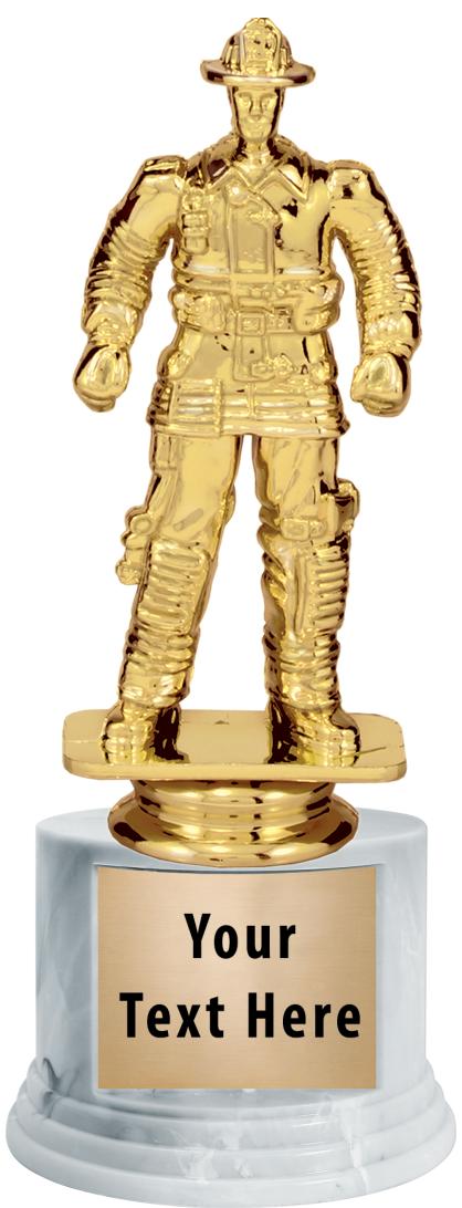 7"TRPHY ROUND MARBLE FINISH BS