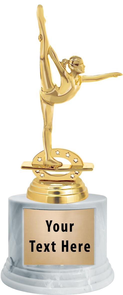 7"TRPHY ROUND MARBLE FINISH BS