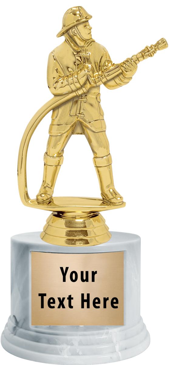 7"TRPHY ROUND MARBLE FINISH BS