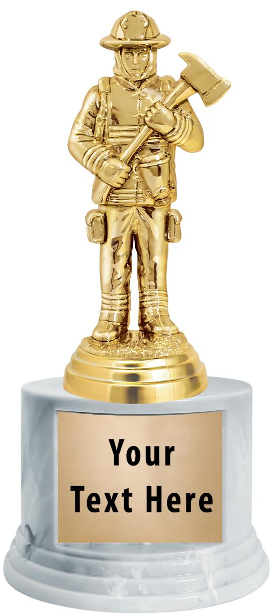 7"TRPHY ROUND MARBLE FINISH BS