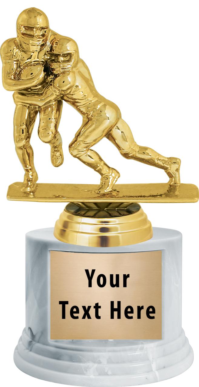 7"TRPHY ROUND MARBLE FINISH BS