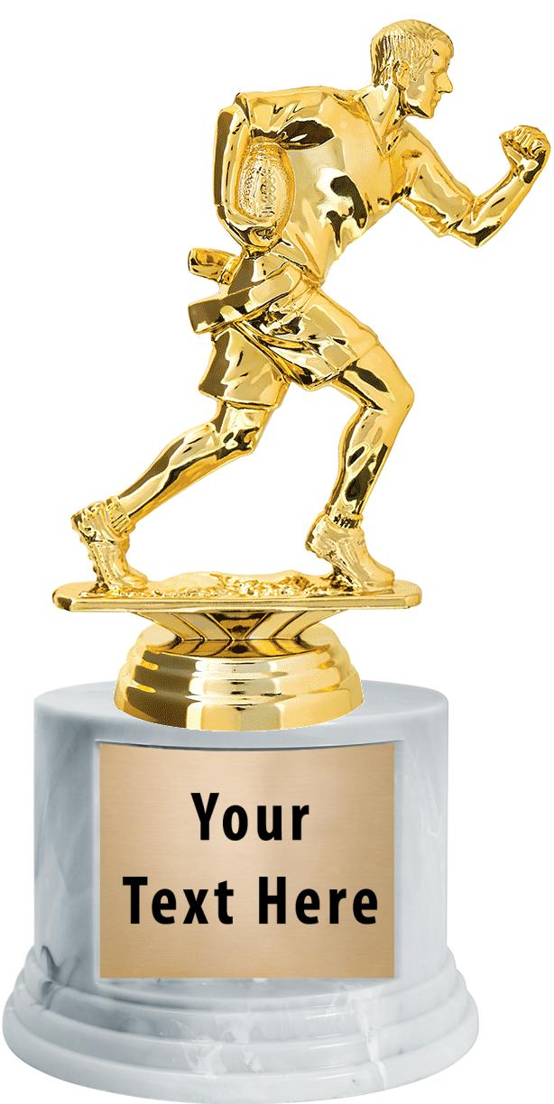 7"TRPHY ROUND MARBLE FINISH BS