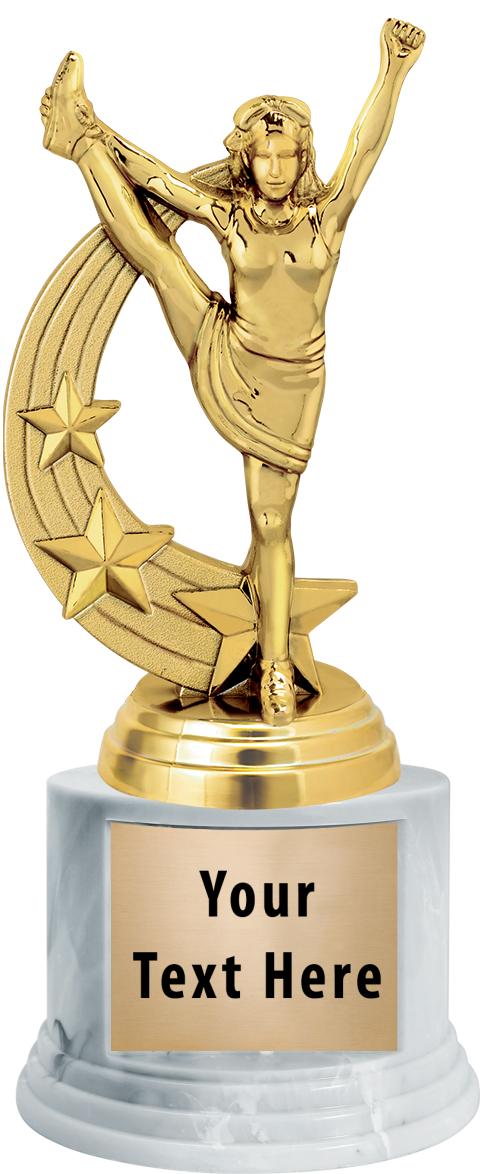 7"TRPHY ROUND MARBLE FINISH BS