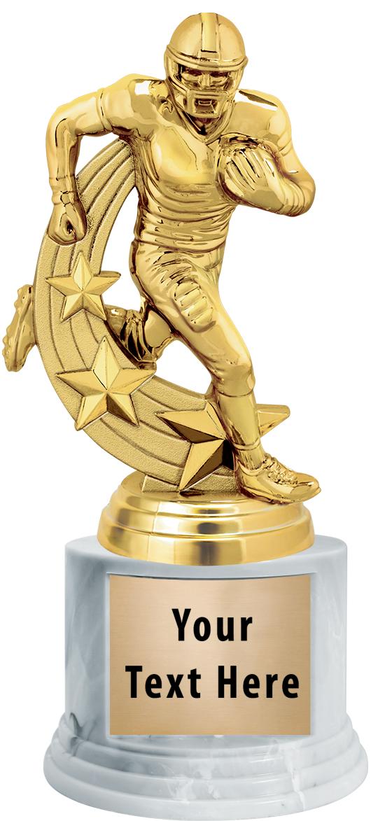 7"TRPHY ROUND MARBLE FINISH BS