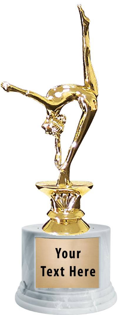 7"TRPHY ROUND MARBLE FINISH BS