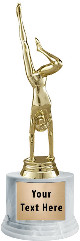 7"TRPHY ROUND MARBLE FINISH BS