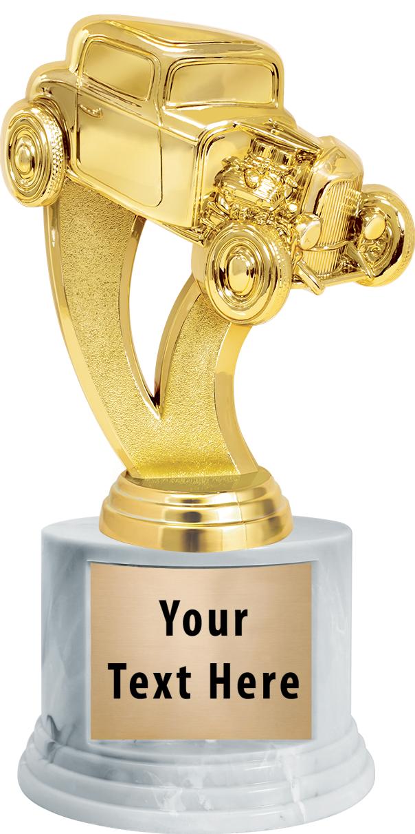 7"TRPHY ROUND MARBLE FINISH BS