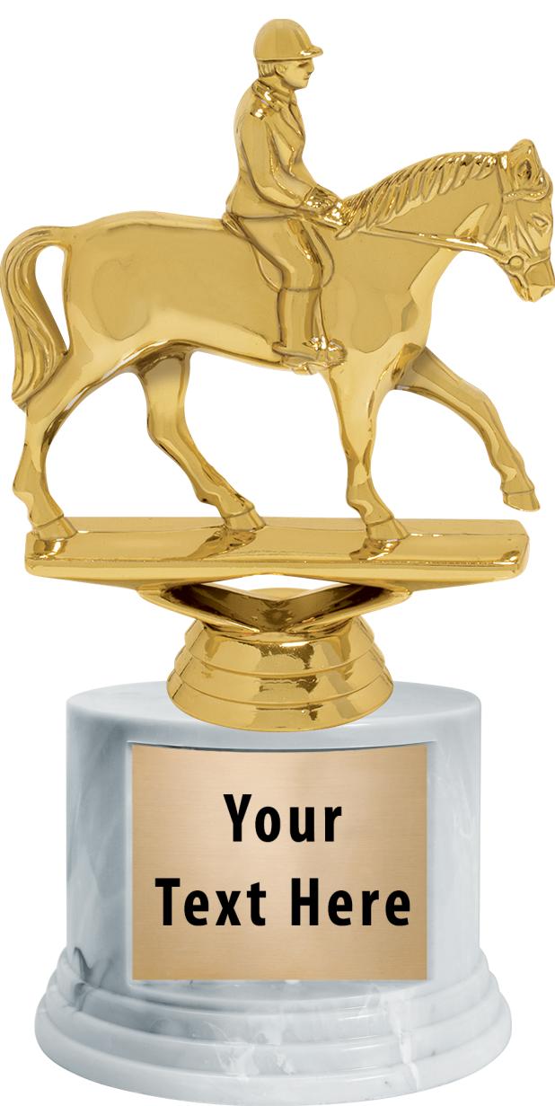 7"TRPHY ROUND MARBLE FINISH BS