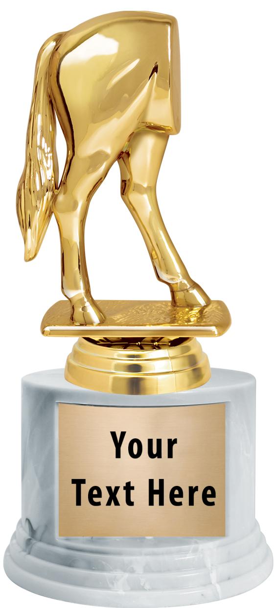 7"TRPHY ROUND MARBLE FINISH BS