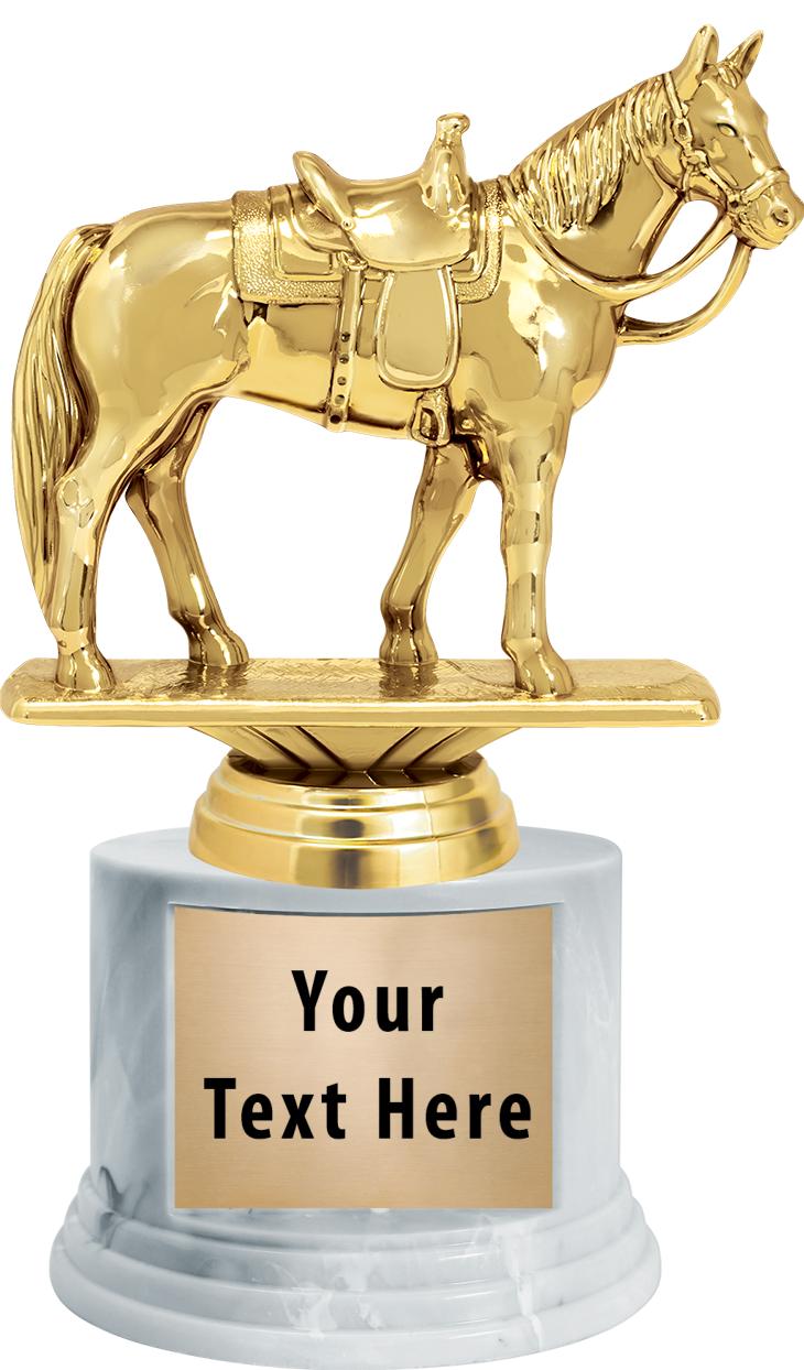 7"TRPHY ROUND MARBLE FINISH BS