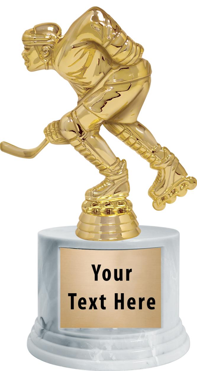 7"TRPHY ROUND MARBLE FINISH BS